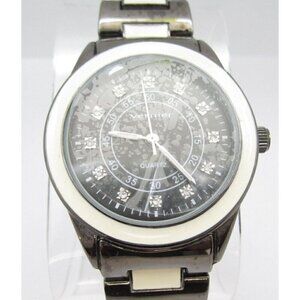 Women Vernier Quartz WR Analog 37mm Dial Causal Round Watch (G581)